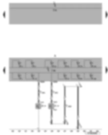 Wiring Diagram  VW EOS 2007 - Oil pressure switch - dash panel insert - warning lamps