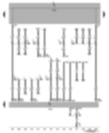 Wiring Diagram  VW EOS 2007 - Data bus diagnostic interface - self-diagnosis connection