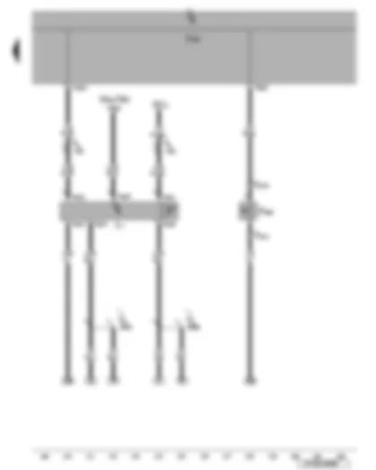 Wiring Diagram  VW EOS 2007 - Bonnet contact switch - automatic anti-dazzle interior mirror