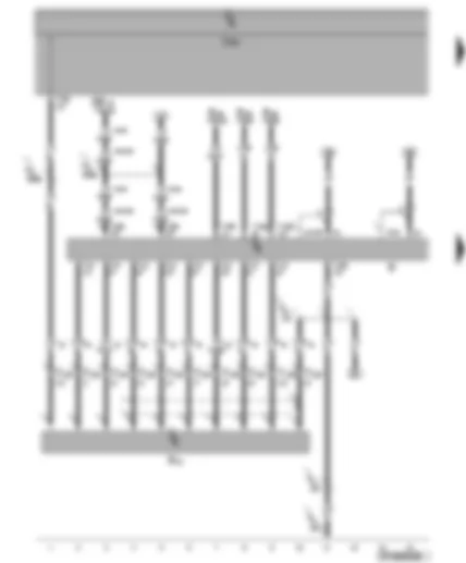 Wiring Diagram  VW EOS 2007 - Voltage supply - radio and CD changer