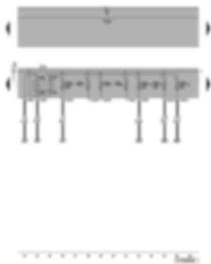 Wiring Diagram  VW EOS 2007 - Engine component current supply relay