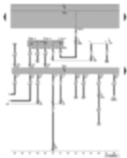 Wiring Diagram  VW EOS 2007 - Engine control unit - winter driving program button