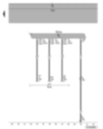 Wiring Diagram  VW EOS 2013 - Connection for external audio source (AUX)