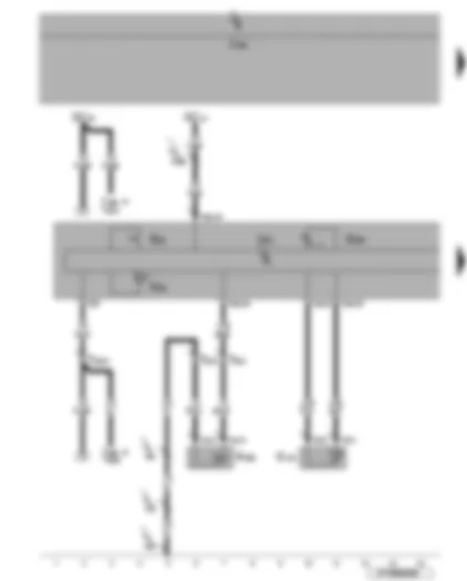 Wiring Diagram  VW EOS 2007 - Air conditioning system control unit - air conditioning system switch - air conditioning system compressor regulating valve - centre vent temperature sender - fuses