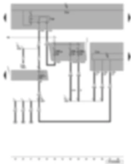 Wiring Diagram  VW EOS 2008 - Terminal 15 voltage supply relay 2 - mechatronics for direct shift gearbox - fuses