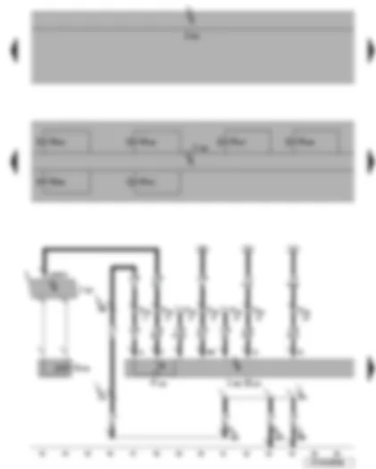 Wiring Diagram  VW EOS 2008 - Mechatronics for direct shift gearbox - selector lever locked in position P switch - selector lever lock solenoid - selector lever sensors control unit - pressure regulating valves