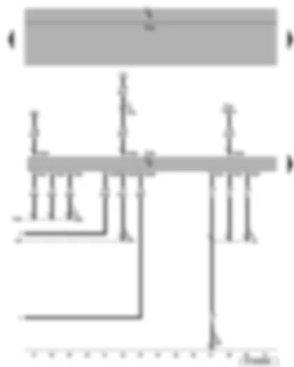 Wiring Diagram  VW EOS 2007 - Engine control unit