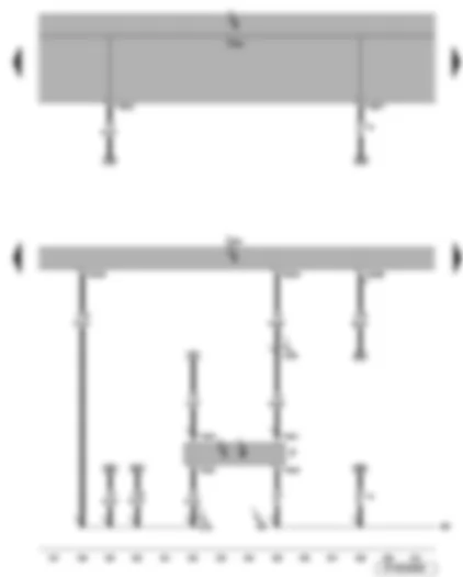 Wiring Diagram  VW EOS 2007 - Engine control unit - brake light switch