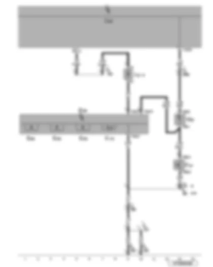 Wiring Diagram  VW EOS 2007 - Garage door operating unit - garage door opener button - garage door opener warning lamp