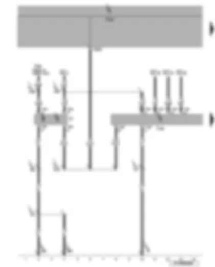 Wiring Diagram  VW EOS 2007 - Trailer detector control unit - brake light switch