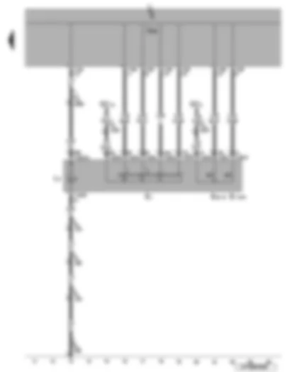 Wiring Diagram  VW EOS 2007 - Light switch - fog light switch - rear fog light switch