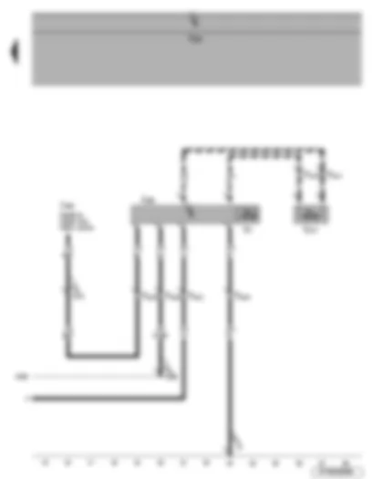 Wiring Diagram  VW EOS 2007 - Radiator fan control unit - radiator fan