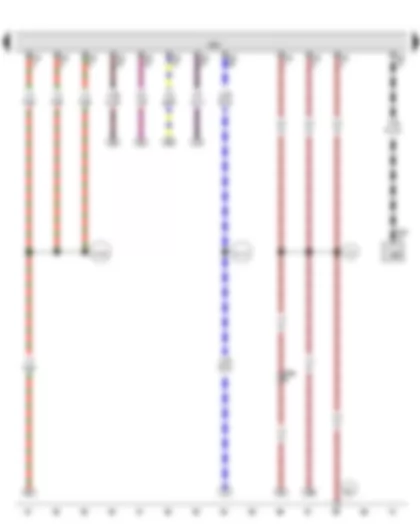 Wiring Diagram  VW EOS 2009 - Engine control unit