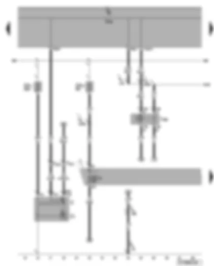 Wiring Diagram  VW EOS 2009 - Alternator - terminal 50 voltage supply relay - fuses