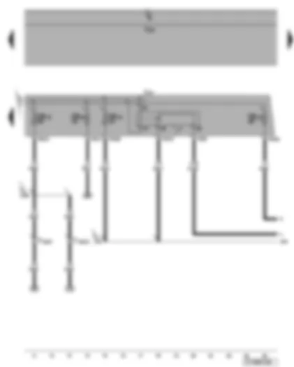 Wiring Diagram  VW EOS 2008 - Terminal 30 voltage supply relay