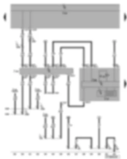 Wiring Diagram  VW EOS 2007 - Dash panel insert - data bus diagnostic interface - self-diagnosis connection - electronic power control fault lamp - multifunction display