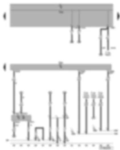 Wiring Diagram  VW EOS 2008 - Engine control unit - clutch position sender