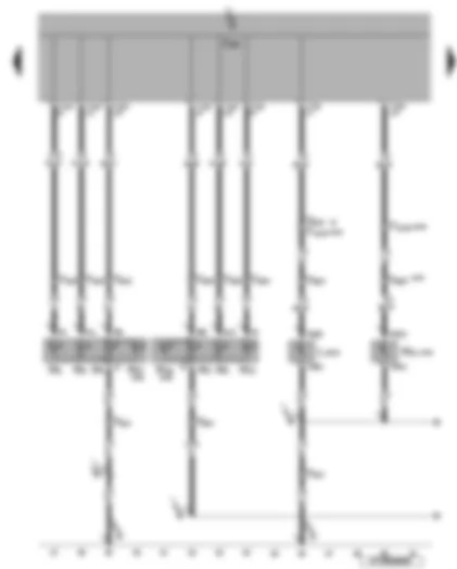 Wiring Diagram  VW EOS 2009 - Left and right tail light - rear left fog light - rear turn signal - brake light - rear left and right side marker bulb