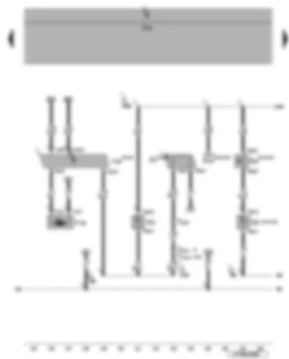 Wiring Diagram  VW EOS 2009 - Tank filler flap locking motor - luggage compartment light - glove compartment light - convenience system central control unit