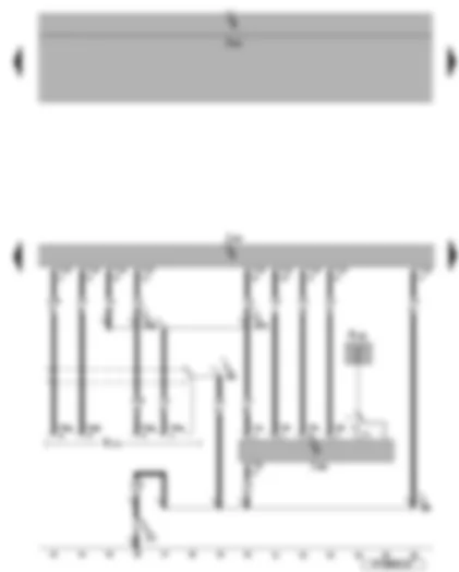 Электросхемa  VW EOS 2009 - Блок управления с дисплеем радионавигационной системы - блок управления устройства считывания чип-карт - антенна приема дорожной информации