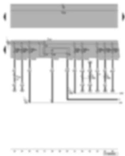 Wiring Diagram  VW EOS 2009 - Terminal 30 voltage supply relay - fuses