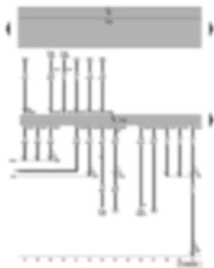 Wiring Diagram  VW EOS 2009 - Engine control unit