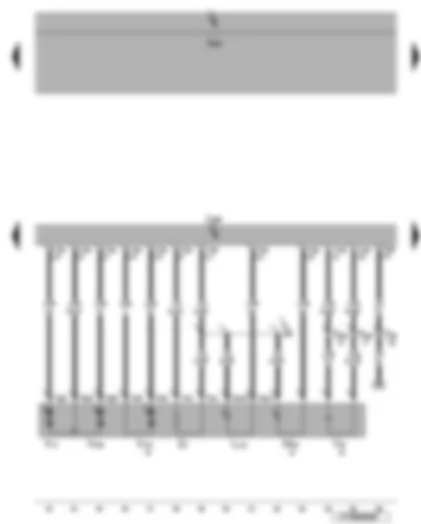 Wiring Diagram  VW EOS 2009 - Driver door control unit - electric exterior mirror on driver side with mirror adjustment - automatically dimming and heated - power up mirrors - entrance light - turn signal light