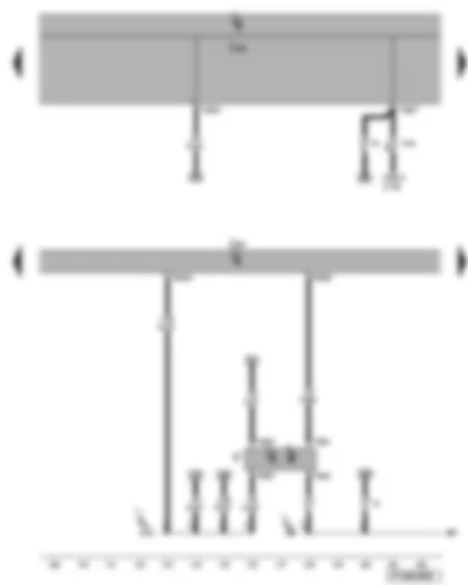 Wiring Diagram  VW EOS 2009 - Brake light switch - onboard supply control unit - engine control unit