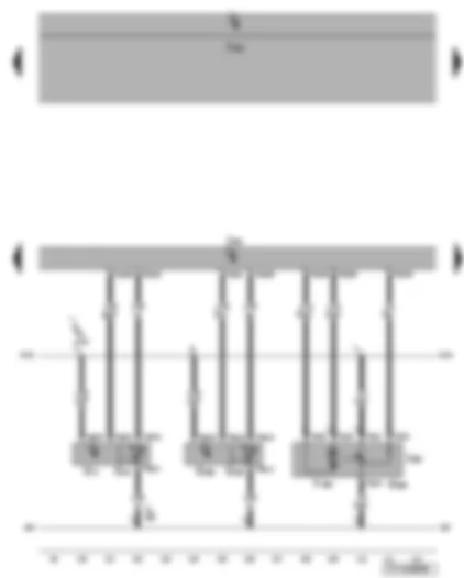 Wiring Diagram  VW EOS 2009 - Intake air temperature sender - intake manifold pressure sender - intake manifold flap potentiometer - intake air temperature sender 3 - intake manifold pressure sender 3 - engine control unit