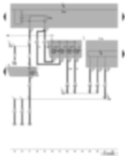 Wiring Diagram  VW EOS 2009 - Terminal 15 voltage supply relay 2 - mechatronics for dual clutch gearbox - fuses