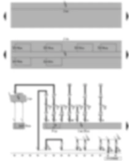 Wiring Diagram  VW EOS 2009 - Mechatronics for dual clutch gearbox - selector lever locked in position P switch - selector lever lock solenoid - selector lever sensors control unit - pressure regulating valves