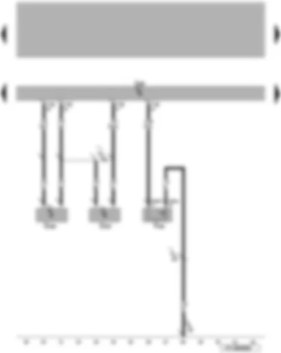 Wiring Diagram  VW EOS 1985 - Luggage cover contact switch - front sender for position of left and right roof member - convertible roof actuation control unit