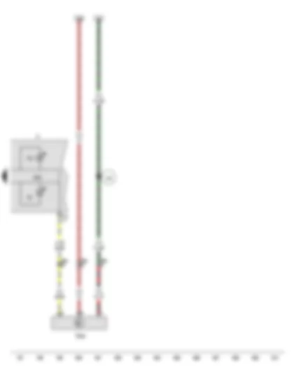 Wiring Diagram  VW EOS 2012 - Dash panel insert - Oil pressure warning lamp - Cruise control system warning lamp