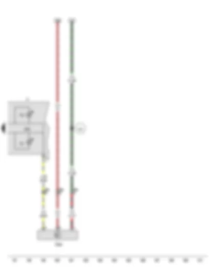 Wiring Diagram  VW EOS 2013 - Dash panel insert - Oil pressure warning lamp - Cruise control system warning lamp