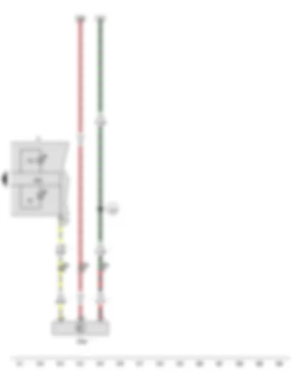 Wiring Diagram  VW EOS 2014 - Dash panel insert - Oil pressure warning lamp - Cruise control system warning lamp