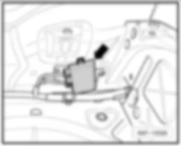 VW EOS 2015 Блок управления распознавания прицепа J345