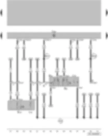 Wiring Diagram  VW FOX 2004 - Front left window regulator switch - window regulator switch in front passenger door - convenience system central control unit - window regulator switch illumination bulb