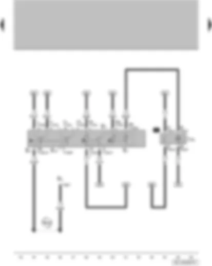 Wiring Diagram  VW FOX 2006 - Light switch - turn signal switch - headlight dipper/flasher switch - parking light switch - dipped beam relay