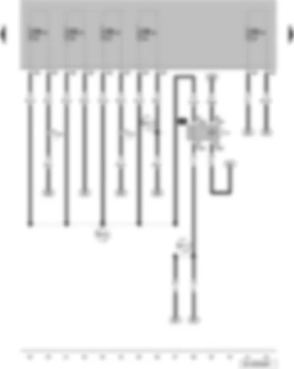 Wiring Diagram  VW FOX 2006 - Fuel pump relay