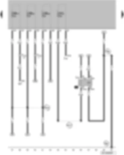 Wiring Diagram  VW FOX 2006 - X-contact relief relay