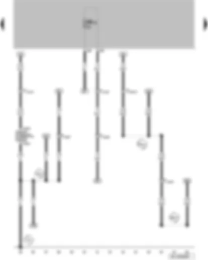 Wiring Diagram  VW FOX 2006 - Brake fluid level warning contact