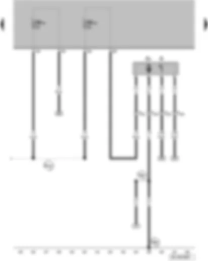Wiring Diagram  VW FOX 2004 - Fuel gauge sender - fuel system pressurisation pump