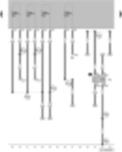 Wiring Diagram  VW FOX 2007 - X-contact relief relay