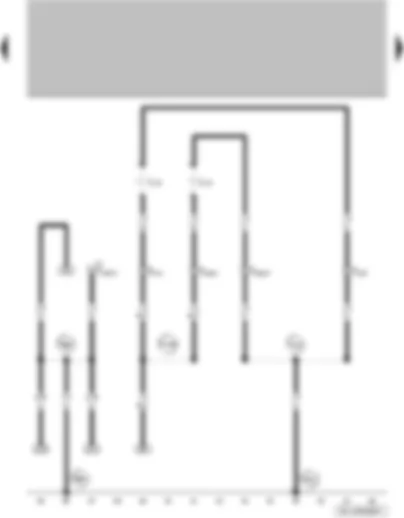 Wiring Diagram  VW FOX 2006 - Left fog light bulb - right fog light bulb