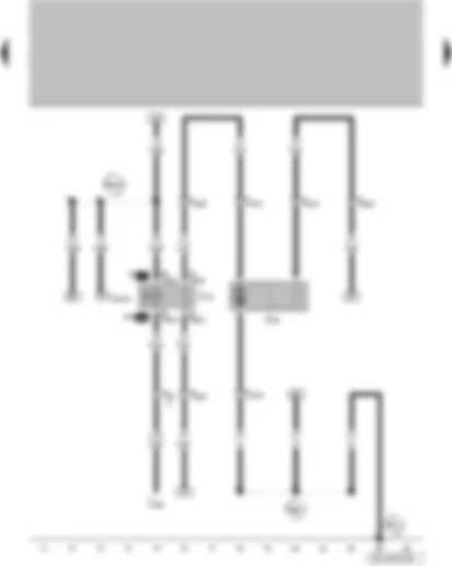 Wiring Diagram  VW FOX 2004 - Radiator fan 2nd speed relay - right radiator fan