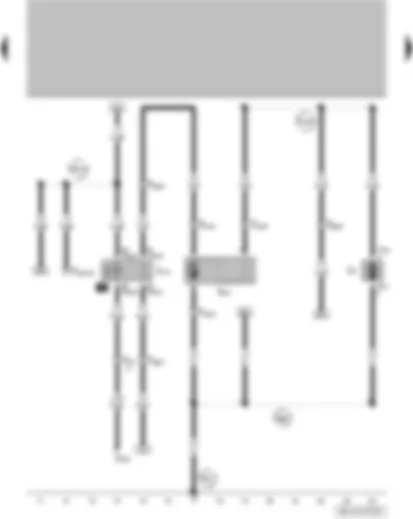 Wiring Diagram  VW FOX 2008 - Radiator fan 2nd speed relay - radiator fan - right radiator fan