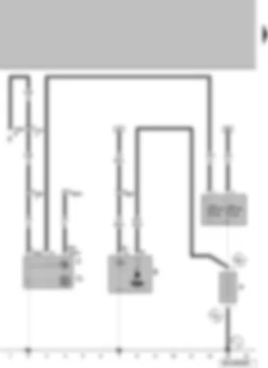 Wiring Diagram  VW FOX 2009 - Battery - starter - alternator - voltage regulator