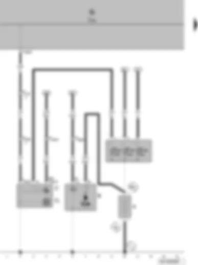 Wiring Diagram  VW FOX 2006 - Battery - starter - alternator - voltage regulator - onboard supply control unit