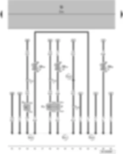 Wiring Diagram  VW FOX 2005 - Brake light switch - clutch pedal switch - brake pedal switch - onboard supply control unit