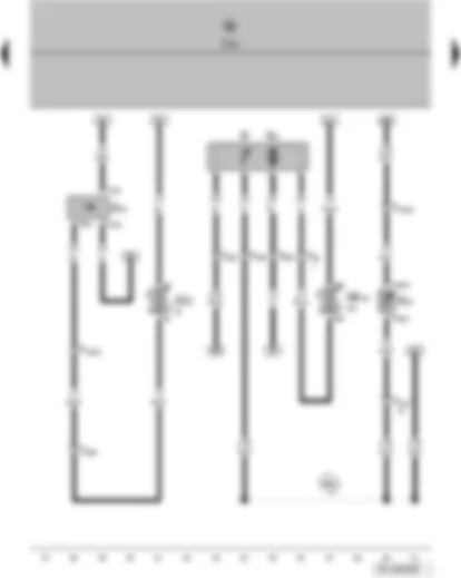 Wiring Diagram  VW FOX 2006 - Fuel gauge sender - fuel system pressurisation pump - speedometer sender - coolant shortage indicator sender - onboard supply control unit